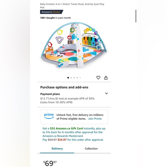 Baby Einstein book bundle and 4-in-1 kick piano playmat - Picture 8 of 8